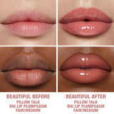 Charlotte Tilbury  Big Lip Plumpgasm Plumping Lip Gloss - Pillow talk Fair/Medium NIB - LAB