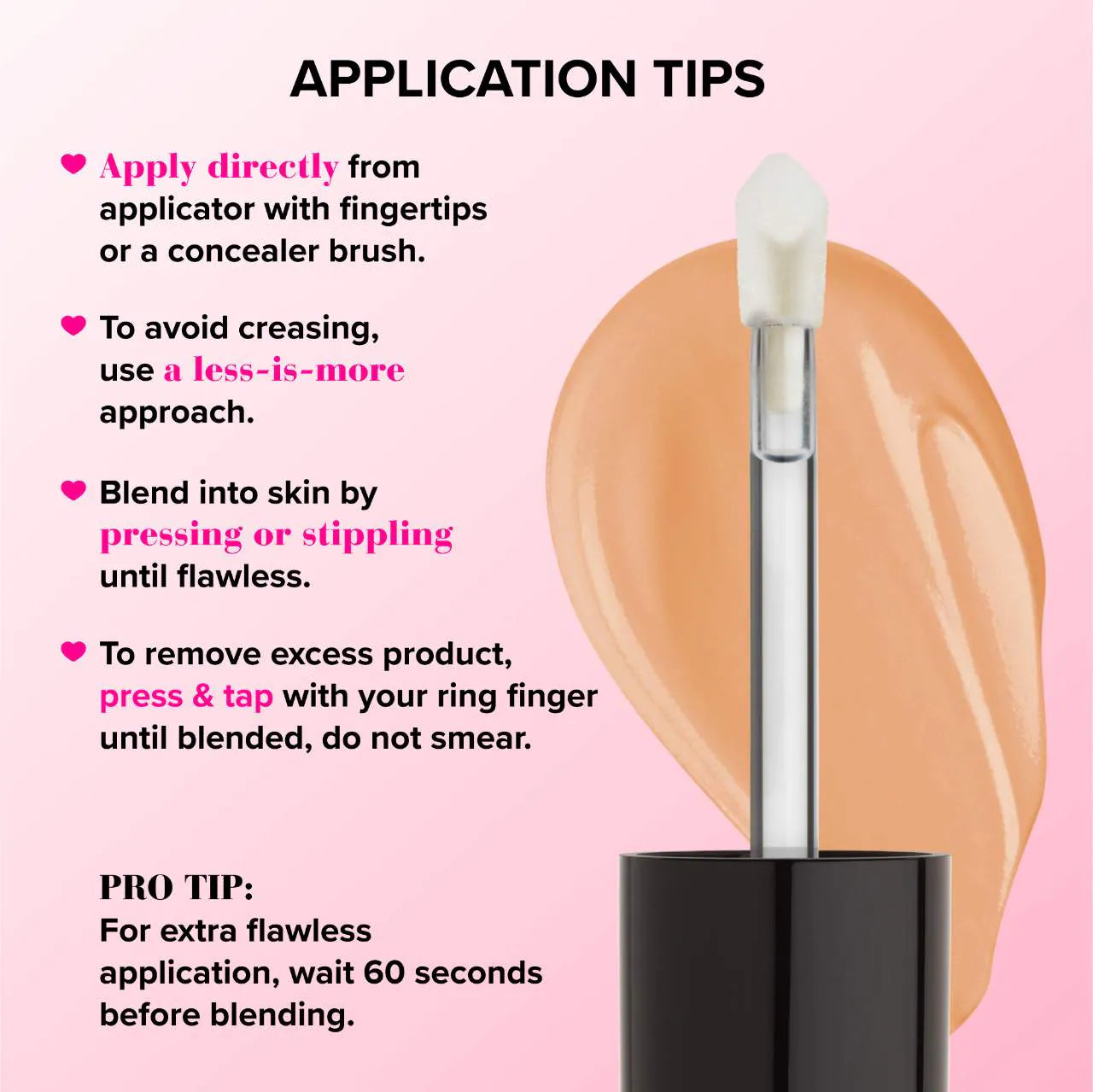 Too Faced Born This Way Super Coverage Concealer in various shades, new in box, with a sleek tube and applicator tip.