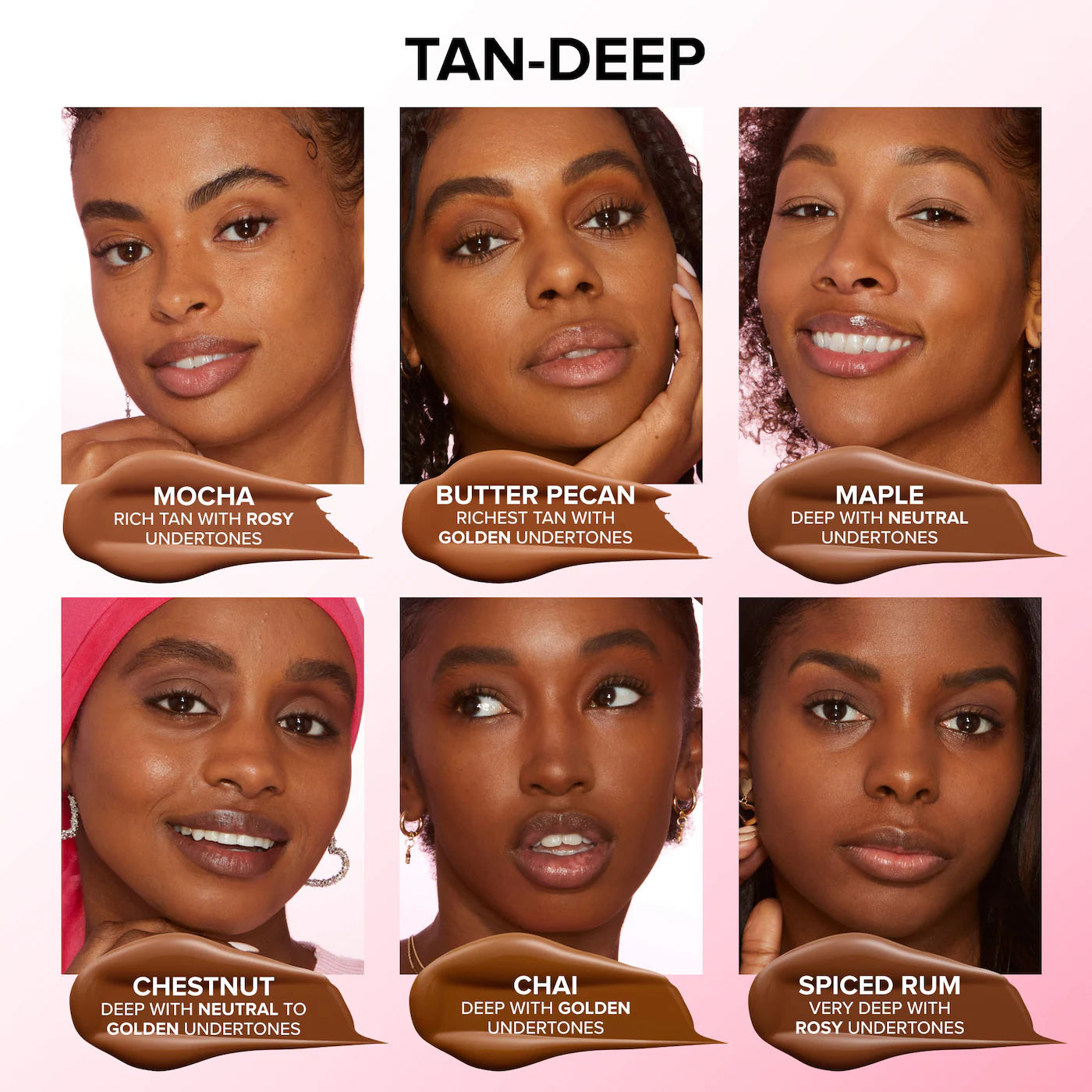 Two Too Faced Born This Way Soft Matte Foundation shades in unopened packaging, showcasing sleek bottles and product labels.