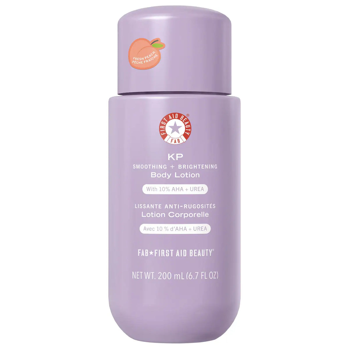 First Aid Beauty KP Smoothing + Brightening Body Lotion with 10% AHA + Urea 200ml NWOB