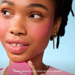 Tower 28 Beauty GetSet Blur + Set Matte Powder Blush in various shades, displayed in sleek compact packaging