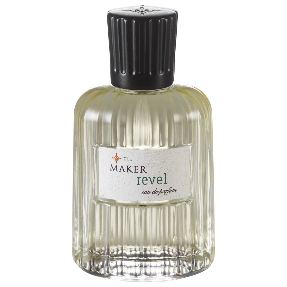 The Maker Revel Eau de Parfum 50ml bottle showcasing pineapple and frangipani floral design, new in box.