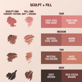 Charlotte Tilbury  Super Nudes Lip Cheat Contour Duo Lip Liner - Fair NIB