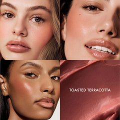 Summer Fridays Blush Butter Balm in various shades, featuring a smooth, creamy texture and natural blush tones for radiant skin.