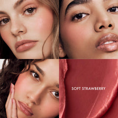 Summer Fridays Blush Butter Balm in various shades, featuring smooth, creamy texture and vibrant color for radiant cheeks.