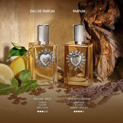 Dolce&Gabbana Devotion For Men perfume bottle with sleek black and silver design, showcasing the luxury men's fragrance.