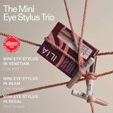 ILIA  Mini Eye Stylus Trio - Eyeshadow Stick Gift Set NIB - LAB