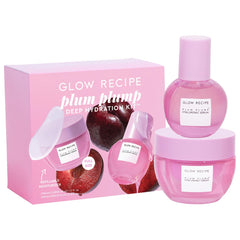 Glow Recipe Plum Plump Deep Hydration skincare gift set with various skincare products in a box, new in package.