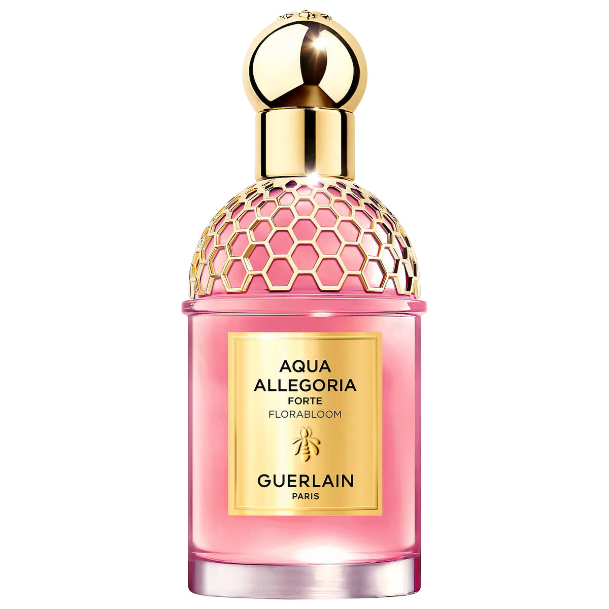 Guerlain Aqua Allegoria Florabloom Forte Eau de Parfum 75ml bottle with floral design, new in box, for women’s fragrance.