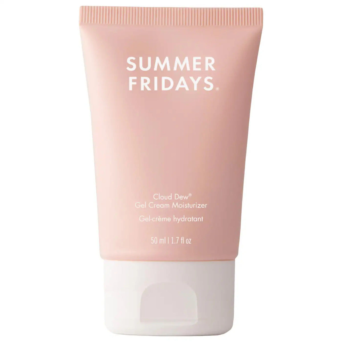 Summer Fridays Cloud Dew gel cream moisturizer in a 50ml jar, featuring a smooth, hydrating skincare product.