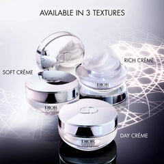 Dior Capture Soft Cream 50ml jar with smooth, luxurious texture, shown in a close-up image highlighting the product's elegant packaging.