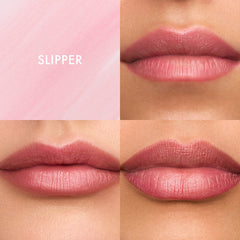 Summer Fridays Flushed Lip Stain in various shades, showcasing the long-lasting, vibrant lip tint with a smooth finish.