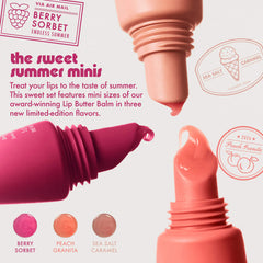 Summer Fridays Sweet Summer Minis Lip Butter Balm trio Set NIB