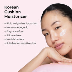 Glow Recipe  Watermelon Milk™ Peptide Cushion Cream Refillable Moisturizer for Dry Skin & Barrier Support 50ml NIB