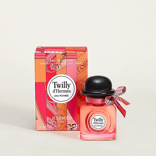Hermès Twilly Eau Poivre 30ml NIB bottle, a beauty fragrance with a sleek design and elegant packaging.