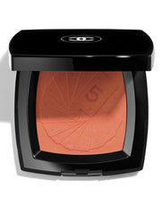Chanel Les Tarots de Chanel matte powder blush in Blood Orange, featuring the compact and blush inside.