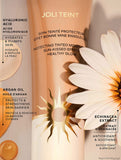 Guerlain Terracotta Joli Teint protecting tinted moisturizer in multiple shades, new in box, showcasing smooth, natural skin finish.