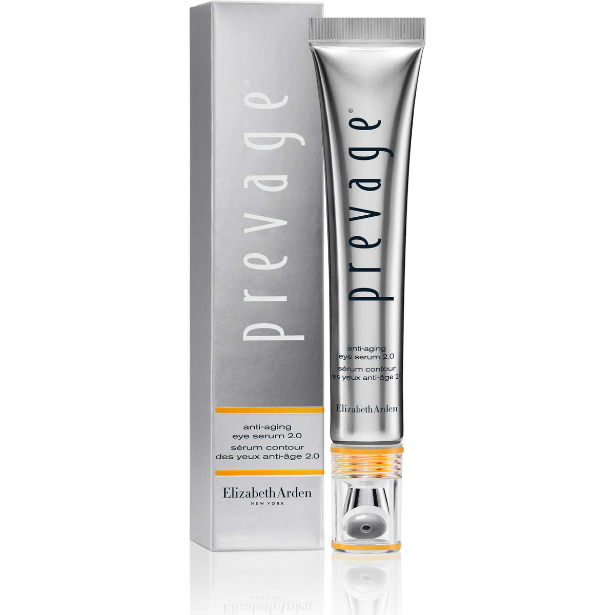 Elizabeth Arden PREVAGE® Anti-Aging Eye Serum in white bottle, 20ml, new unopened, designed to reduce aging signs around the eyes.