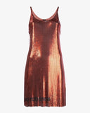 Paco Rabanne Red Chainmail Dress Size 6-Dresses-LAB