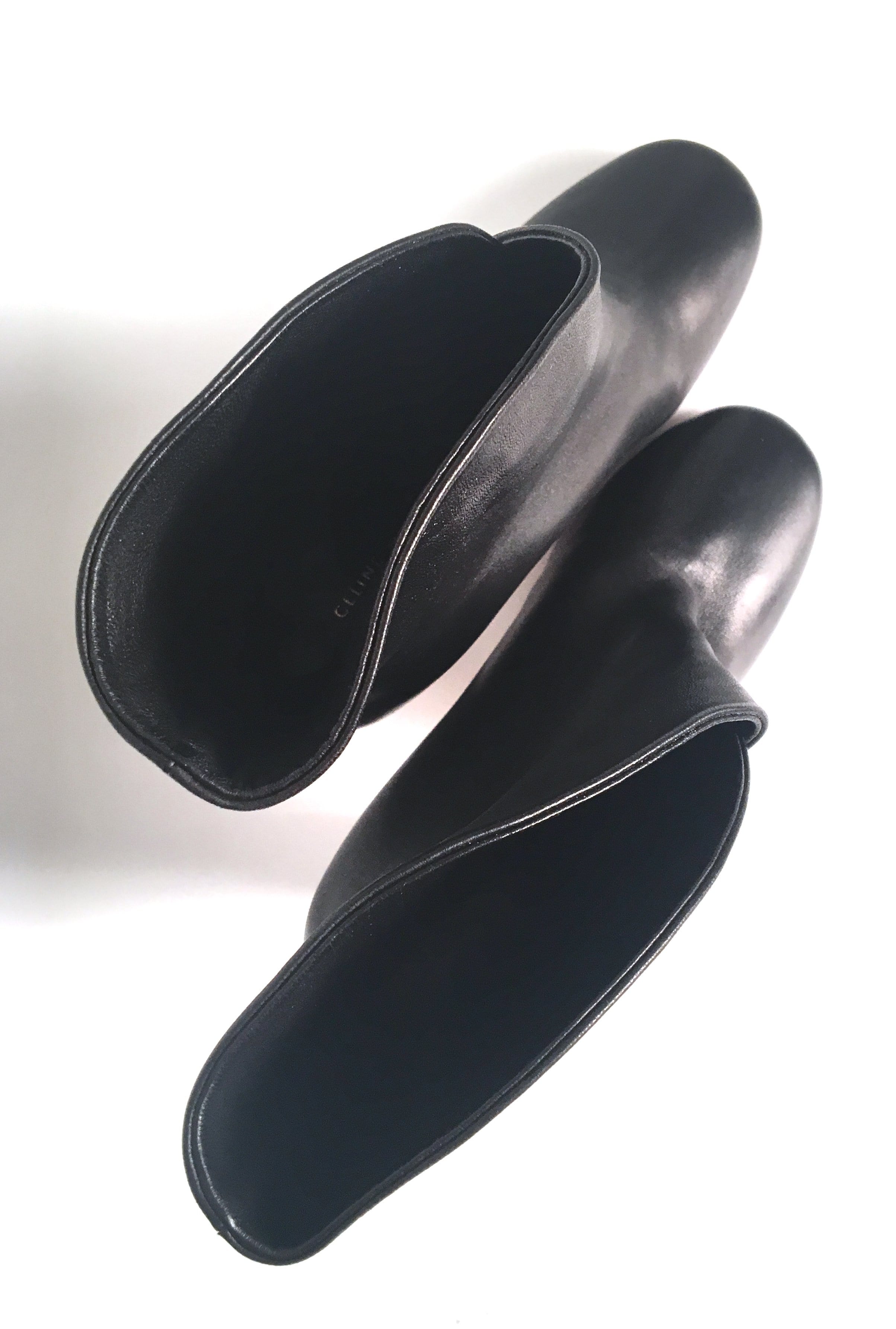 Celine Black Leather Boots Size 35 – LAB