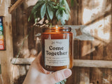 Home Come Together Classic Rock Soy Candle - Brown Sugar, Spices