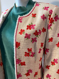 Coat Escada Summer Floral Coat Size 36/2