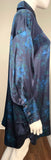 Dresses Ganni Blue Silk Floral Mini Dress Size 36/4 NWT