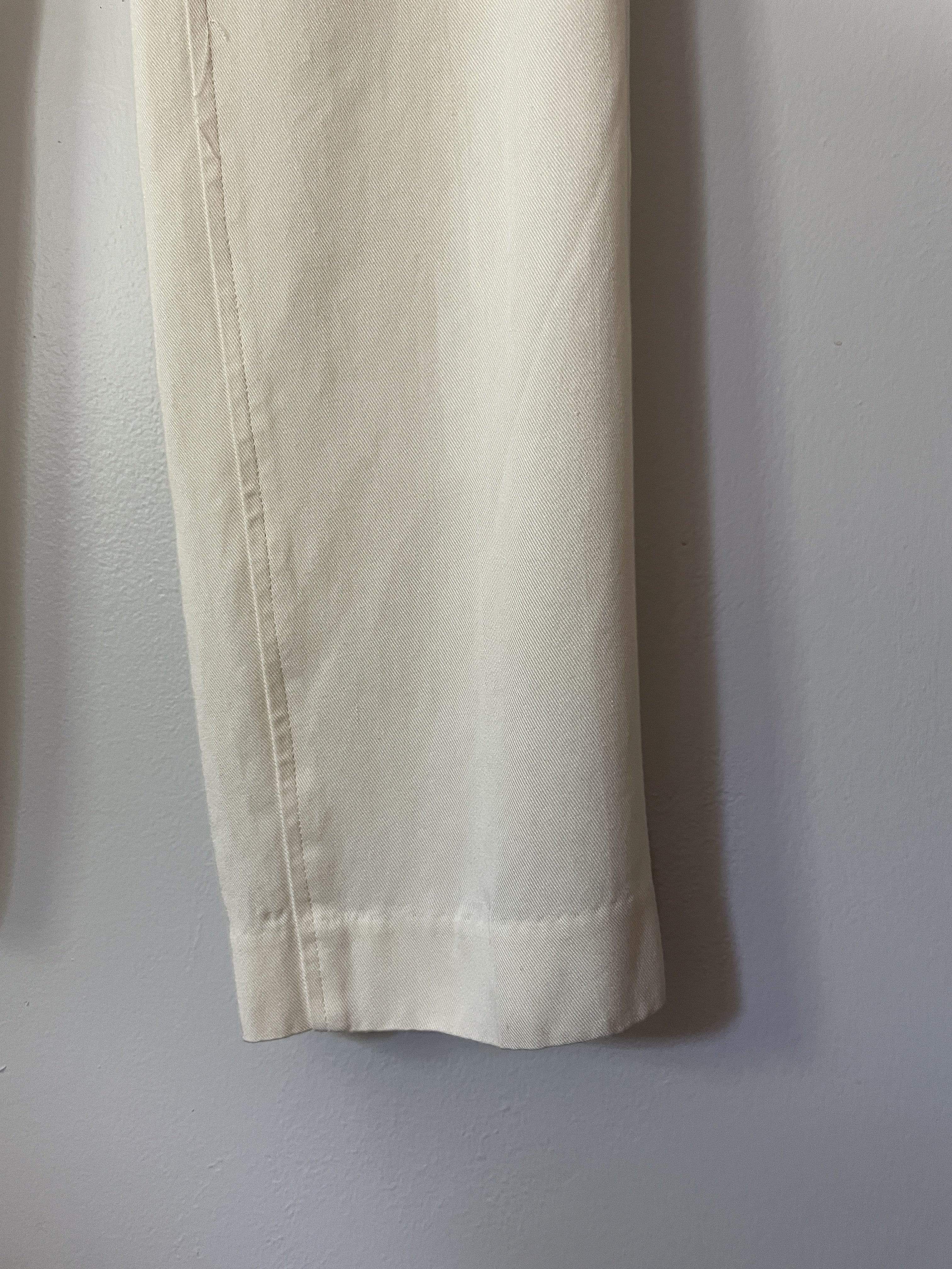 Pant Markoo Ivory Cotton Pant Size XS NEW