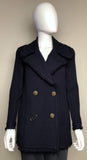 Jacket Raquel Allegra Navy Coat Size S