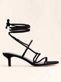 Shoes Reformation Porto Sandal Size 8 Black NIB